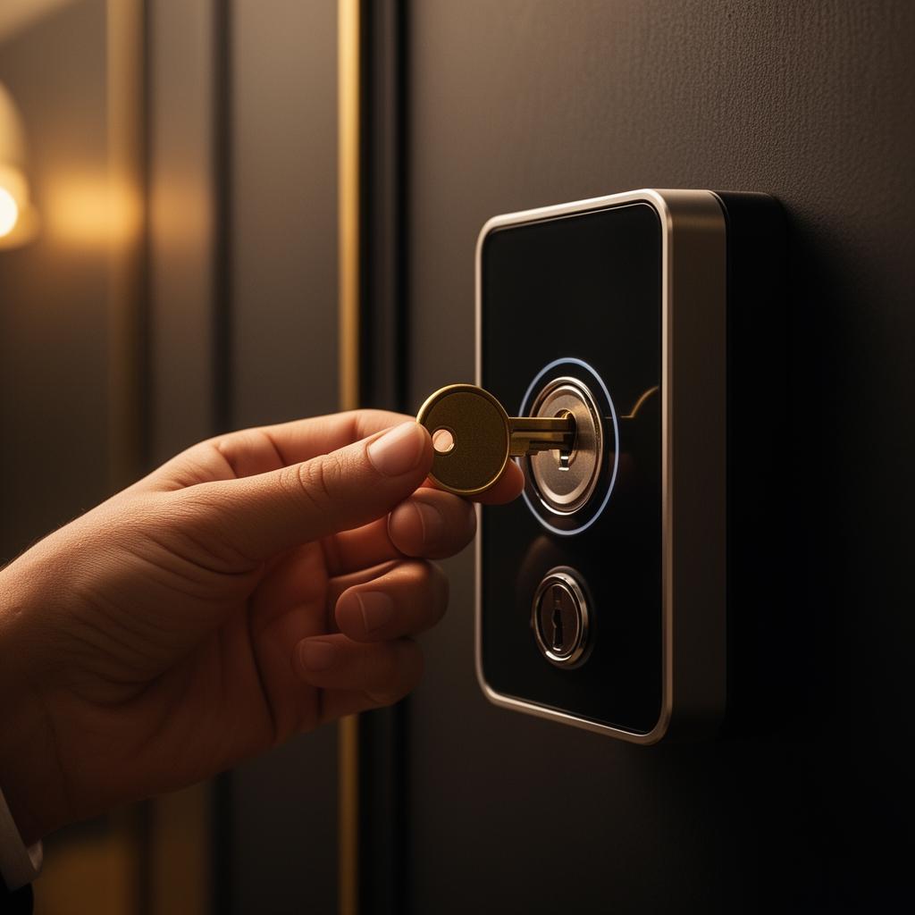 Boîte à clés et remise des accès pour un Airbnb